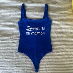 Duvin Design Blue One-Piece Swimsuit